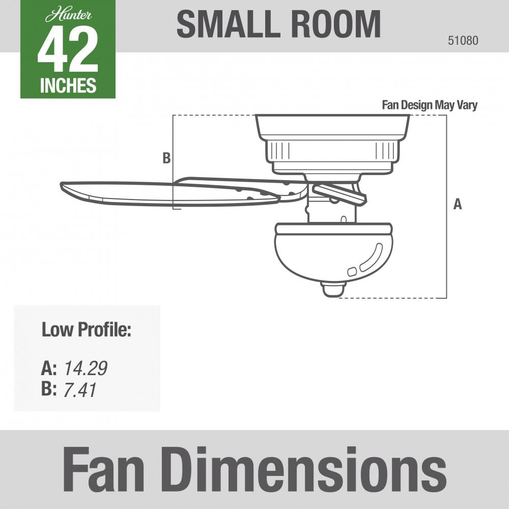 Hunter NEWSOME 51080 Fan Traditional - Fresh White