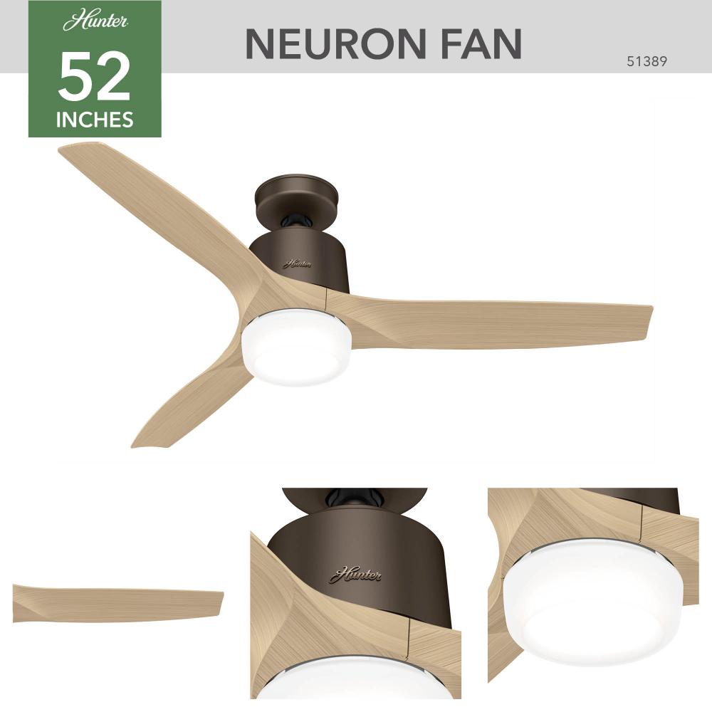 Hunter NEURON 51389 Fan Casual - Metallic Chocolate