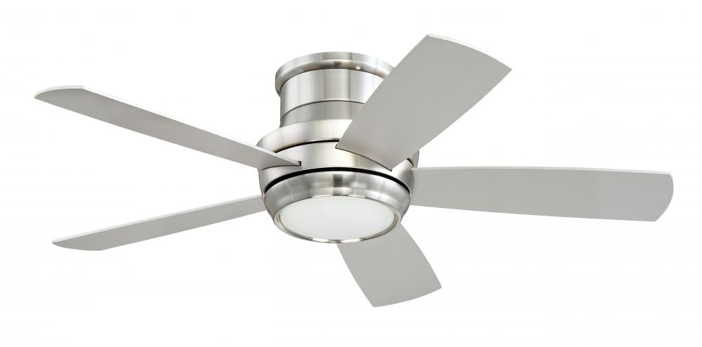 Craftmade TEMPO HUGGER 44&#34; TMPH44BNK5 Fan Contemporary - Brushed Polished Nickel