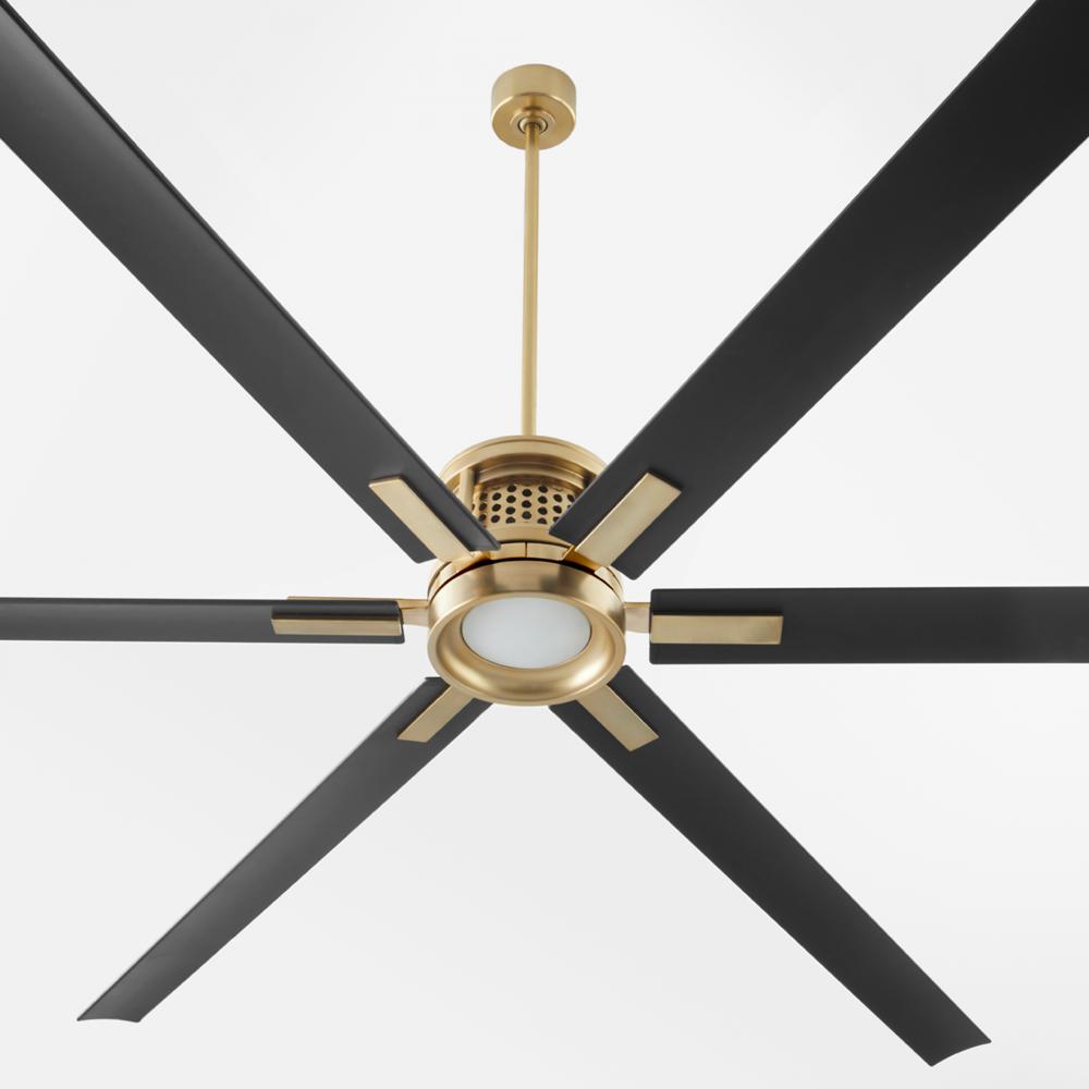 Quorum Lighting ZEUS 101206-80 Fan - Aged Brass