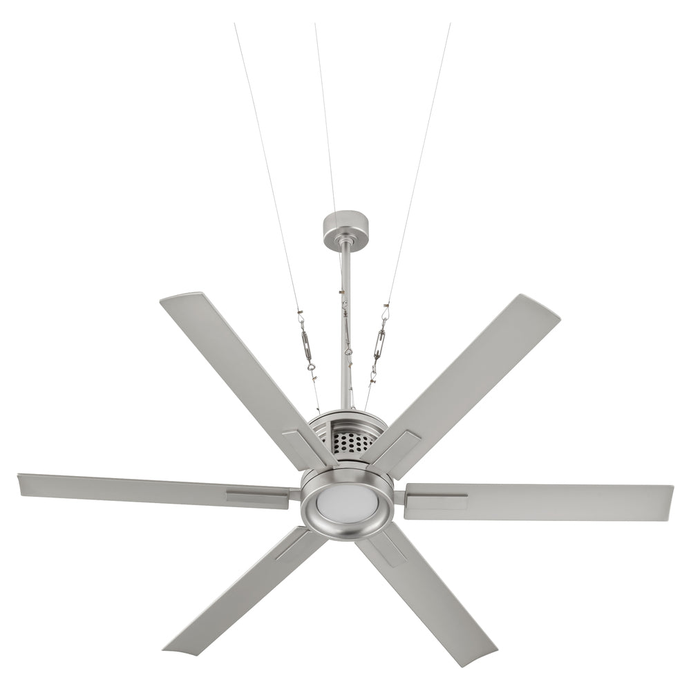 Quorum Lighting ZEUS 10656-65 Fan - Satin Nickel