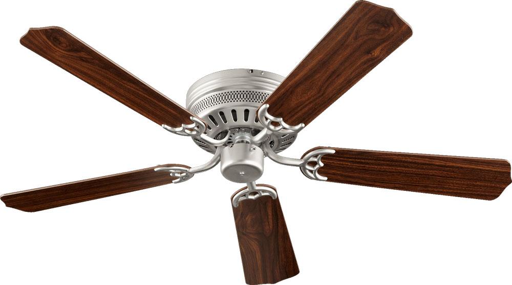 Quorum Lighting CUSTOM HUGGER 11525-65 Fan Traditional - Satin Nickel