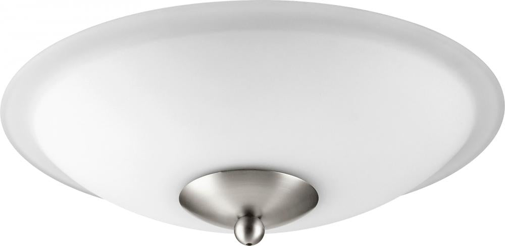 Quorum Lighting 1180-865 Fan Accessory Traditional - Satin Nickel W Satin Opal