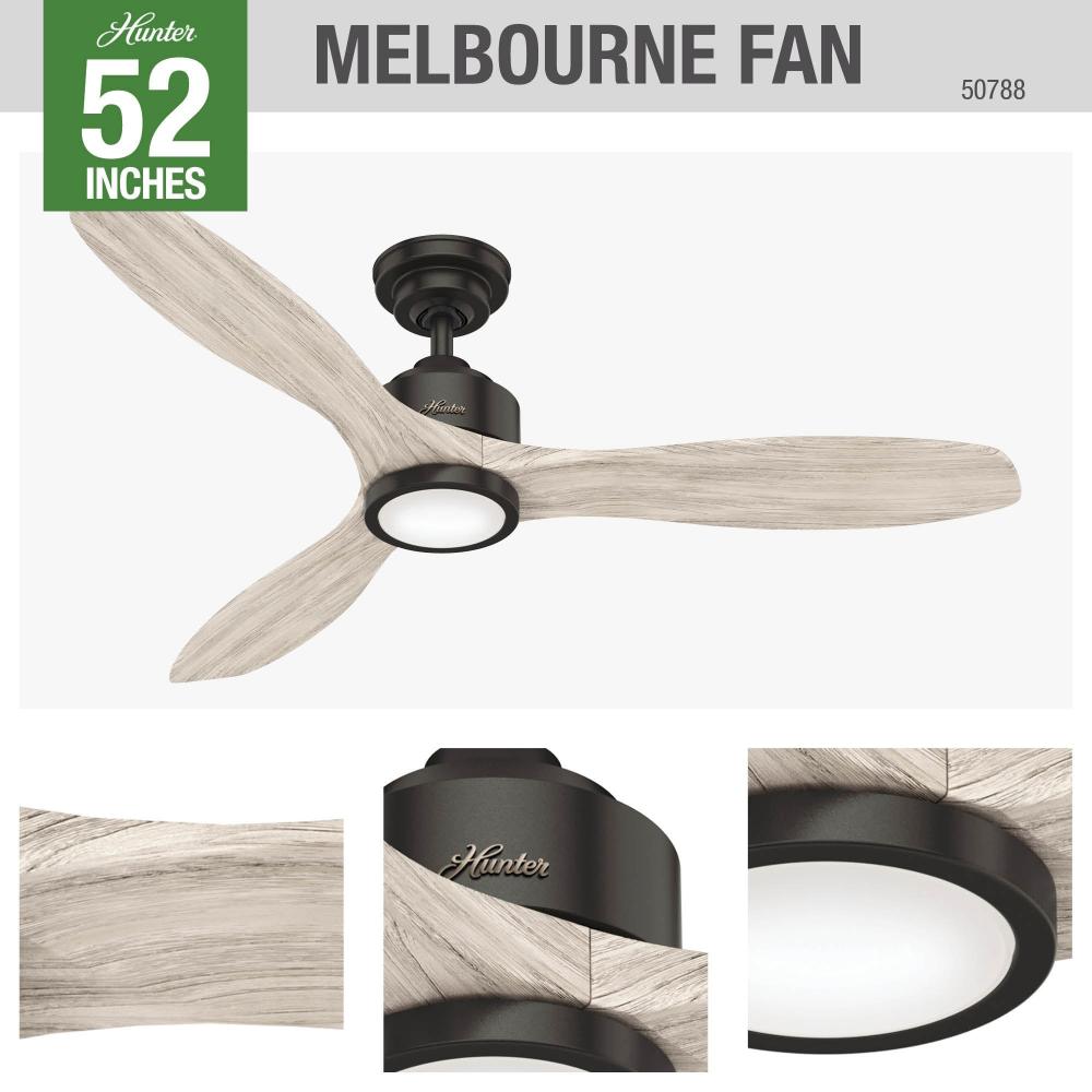 Hunter MELBOURNE 50788 Fan Casual - Noble Bronze