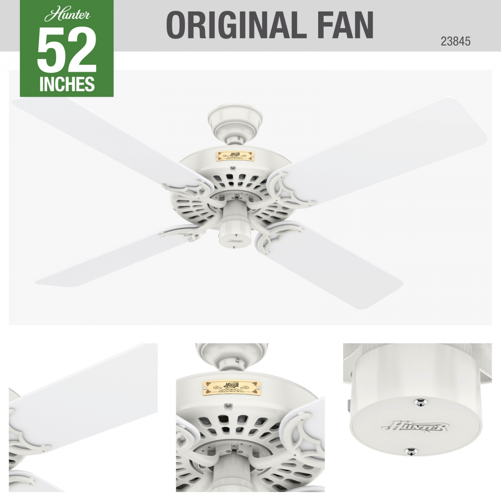 Hunter ORIGINAL 23845 Fan Country Rustic - White