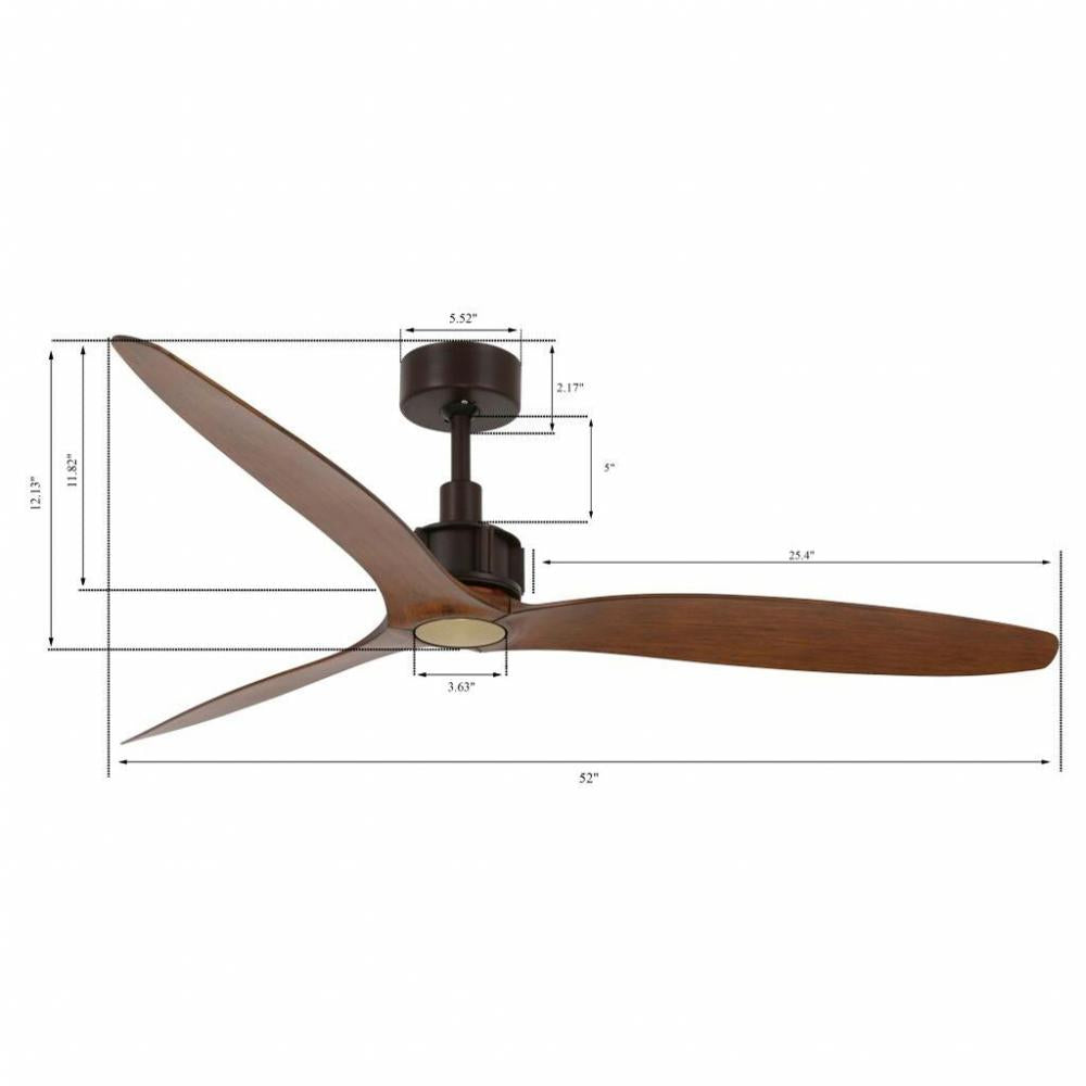 Beacon Lighting America 212917010 Fan Transitional - Bronze