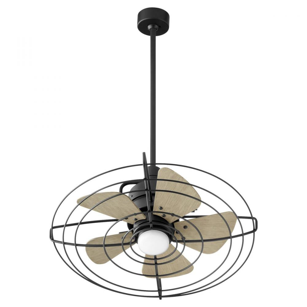 Quorum Lighting BANDIT 22245-69 Fan Industrial - Textured Black