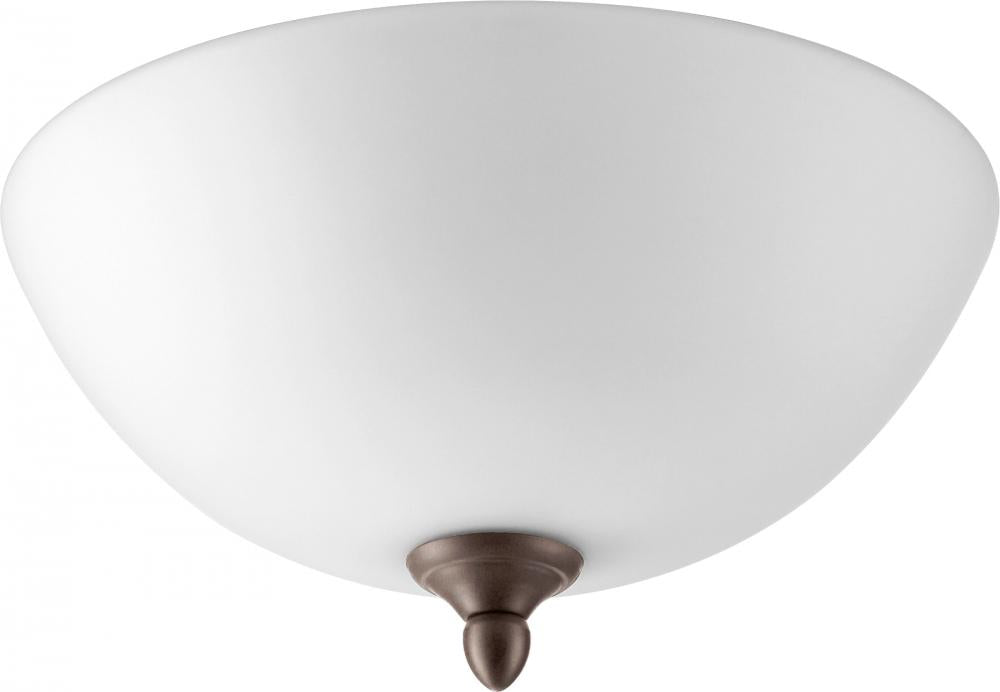 Quorum Lighting 2384-9186 Fan Accessory Traditional - Oiled Bronze W Satin Opal