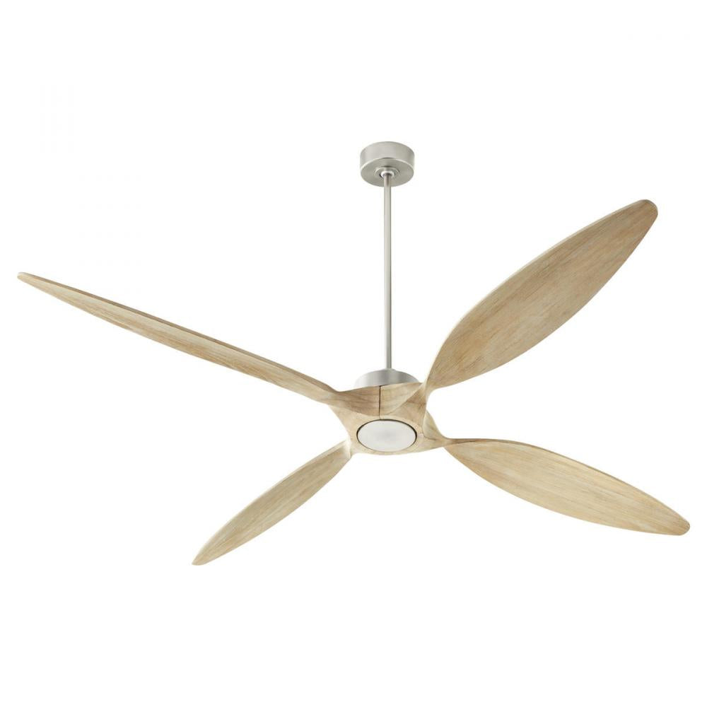 Quorum Lighting PAPILLON 28804-65 Fan Contemporary - Satin Nickel