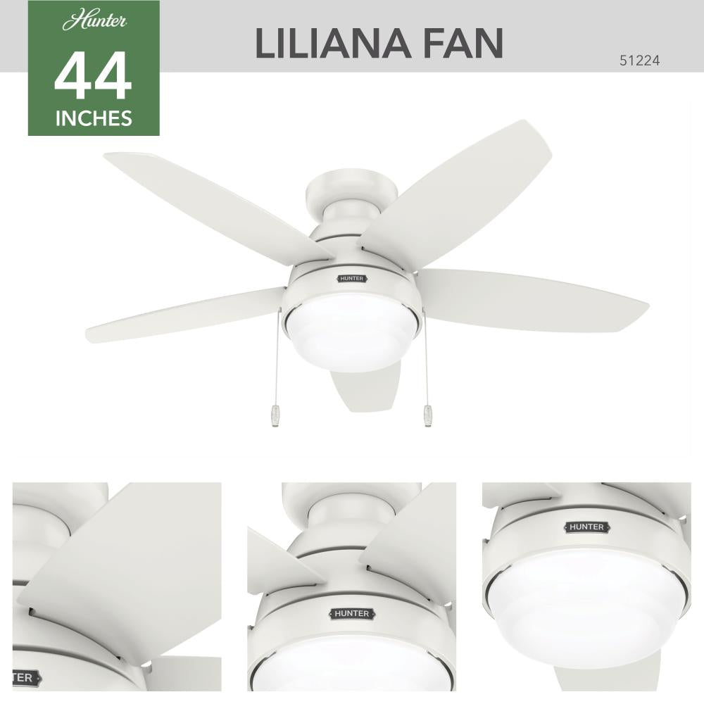 Hunter LILLIANA 51224 Fan Casual - Fresh White