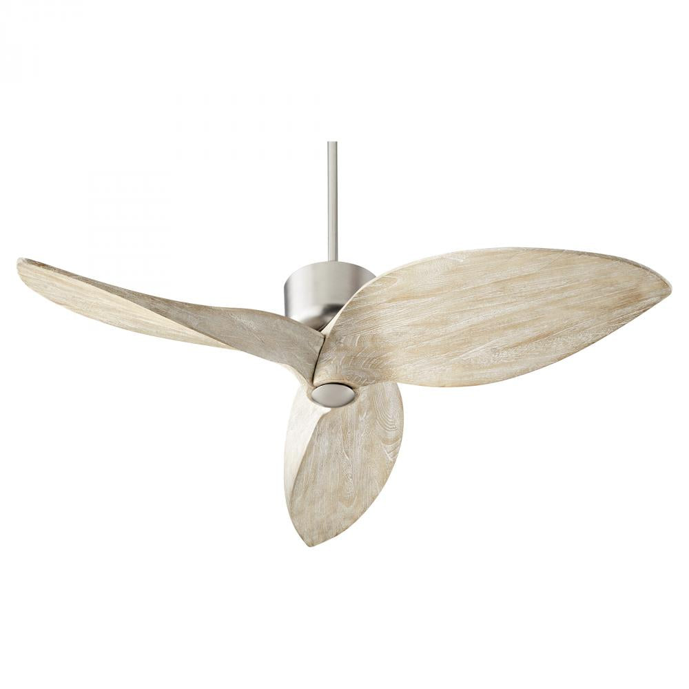 Quorum Lighting HAWKEYE 31523-65 Fan Contemporary - Satin Nickel