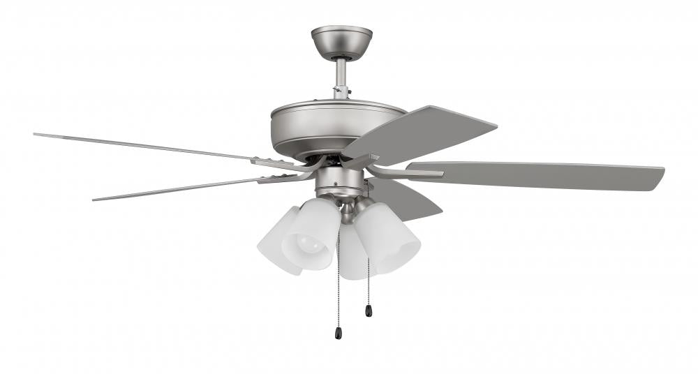 Craftmade PRO PLUS 114 P114BN5-52BNGW Fan Traditional - Brushed Nickel