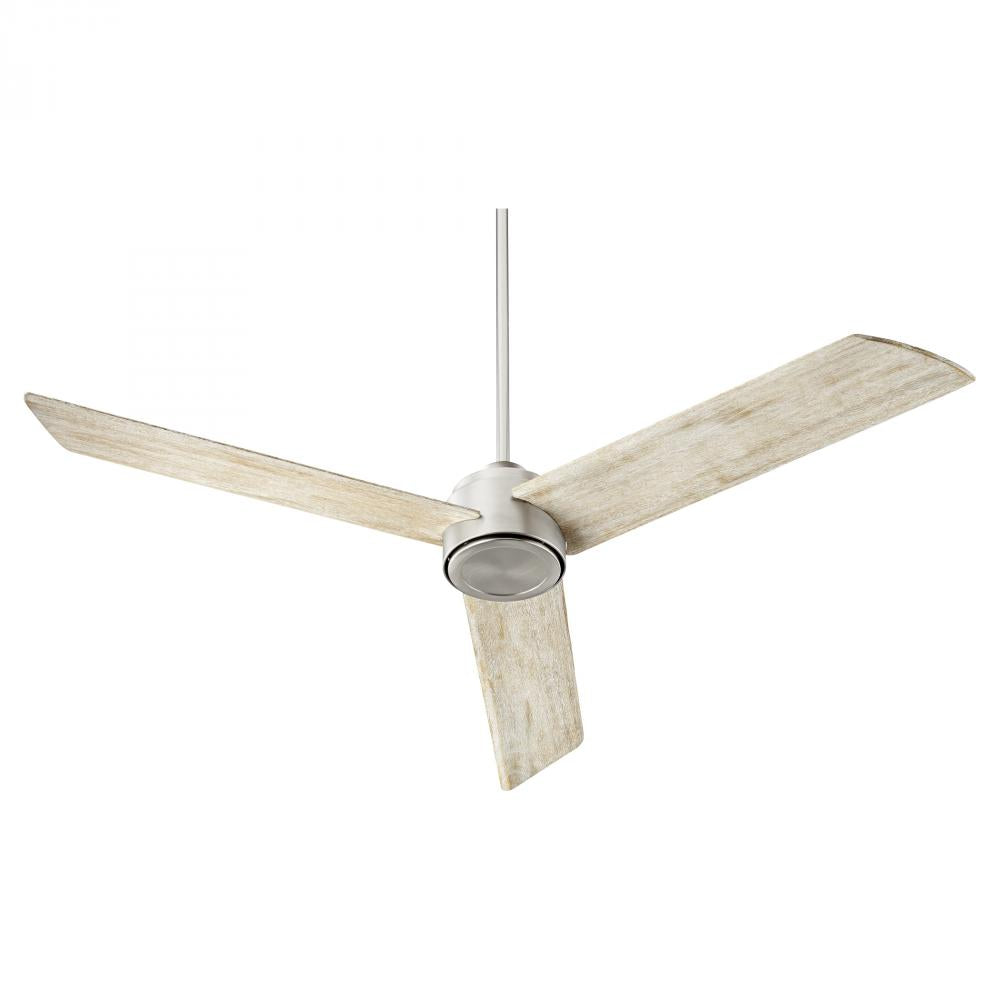 Quorum Lighting TRIO 35603-65 Fan Contemporary - Satin Nickel