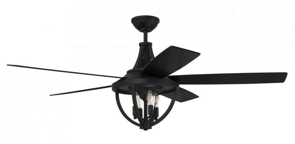 Craftmade NASH NSH56FB5 Fan Traditional - Flat Black