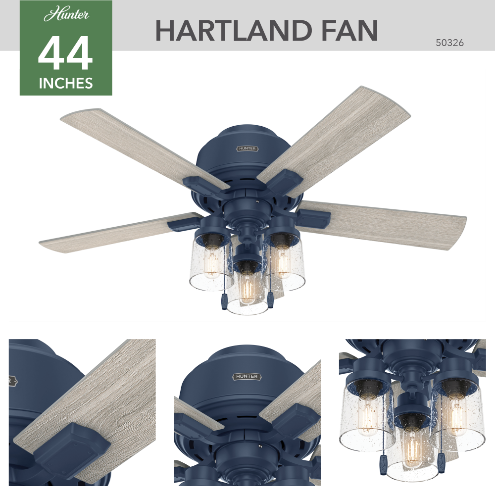 Hunter HARTLAND 50326 Fan Casual - Indigo Blue