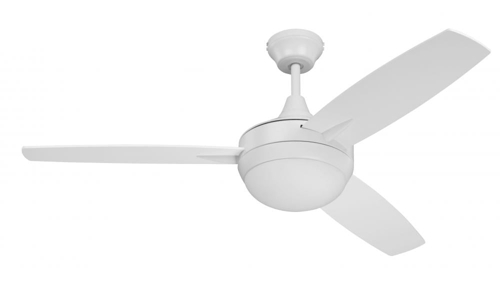 Craftmade TARGAS 52&#34; TG52W3 Fan Contemporary - White