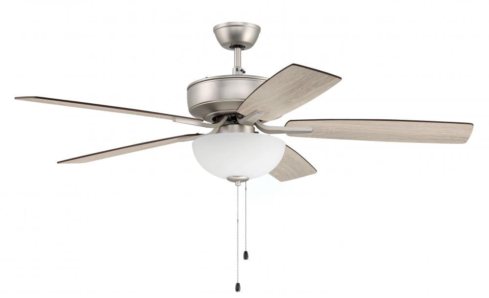 Craftmade PRO PLUS 211 P211BN5-52DWGWN Fan - Brushed Nickel