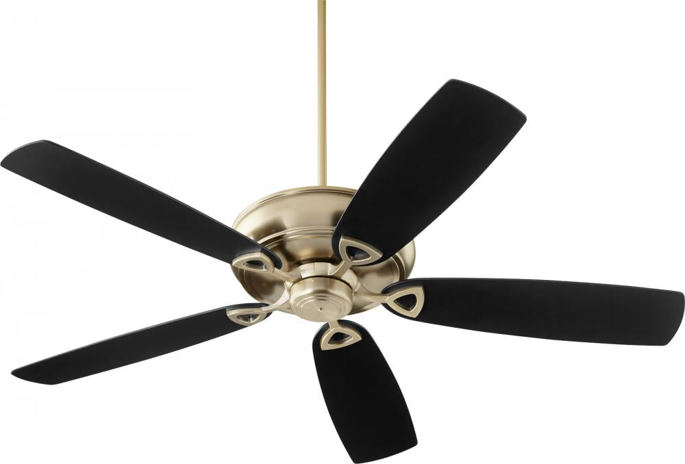 Quorum Lighting ALTO 40625-80 Fan Contemporary - Aged Brass