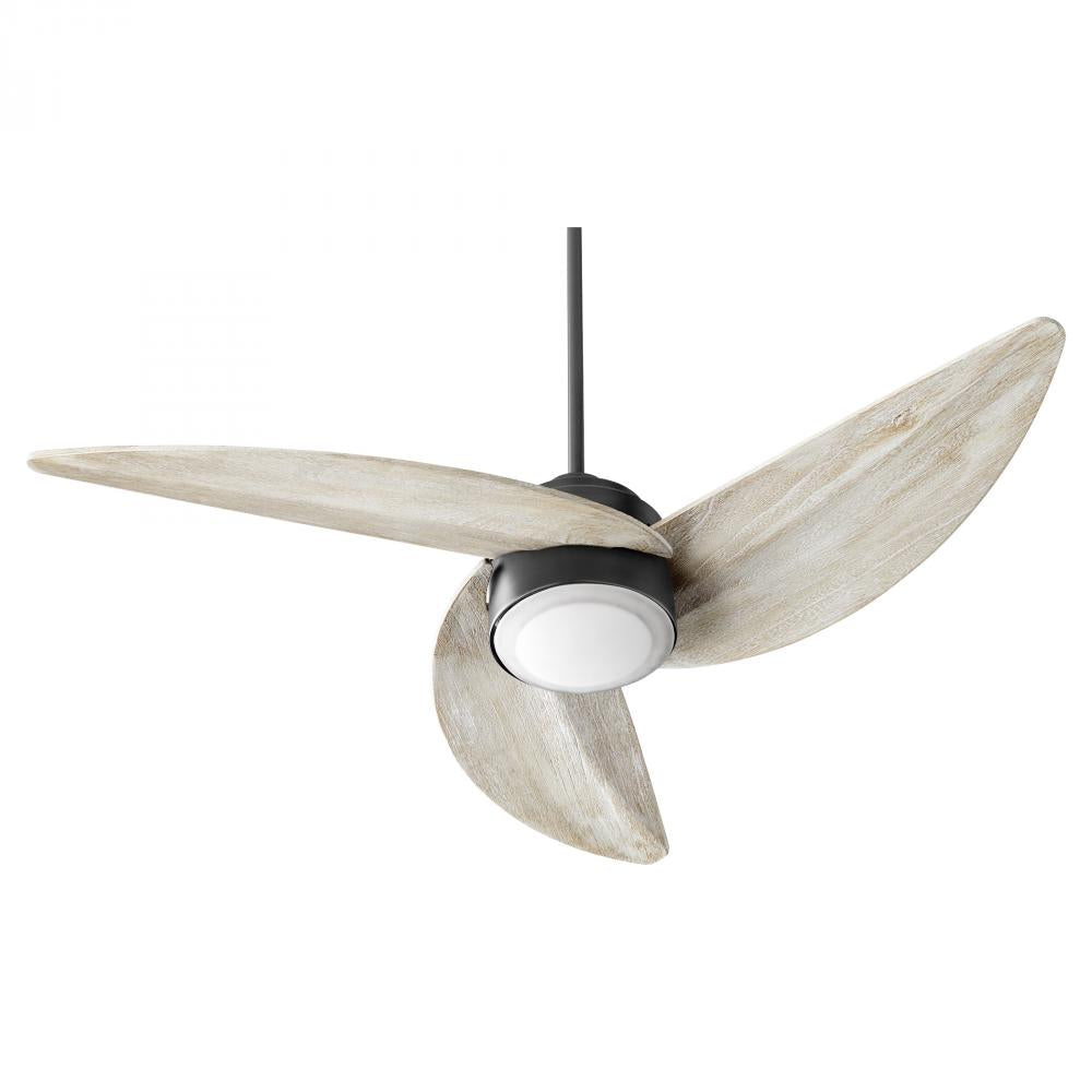 Quorum Lighting TRINITY 41523-69 Fan Contemporary - Textured Black