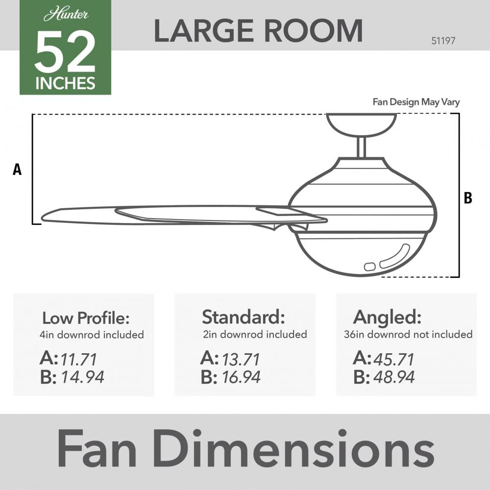 Hunter STYLUS 51197 Fan Casual - Matte White