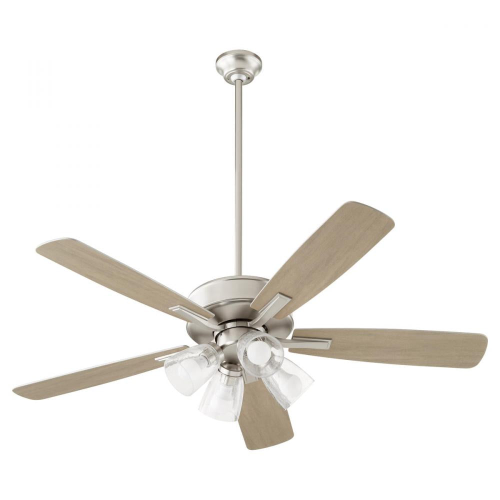 Quorum Lighting OVATION 4525-2465 Fan Transitional - Satin Nickel