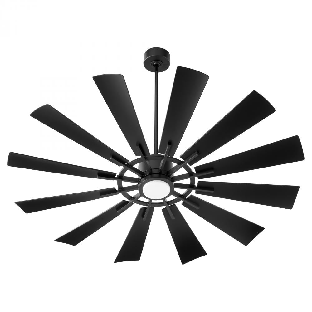 Quorum Lighting CIRQUE 46012-59 Fan Transitional - Matte Black