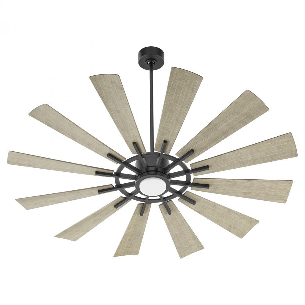 Quorum Lighting CIRQUE 46012-5942 Fan Transitional - Matte Black