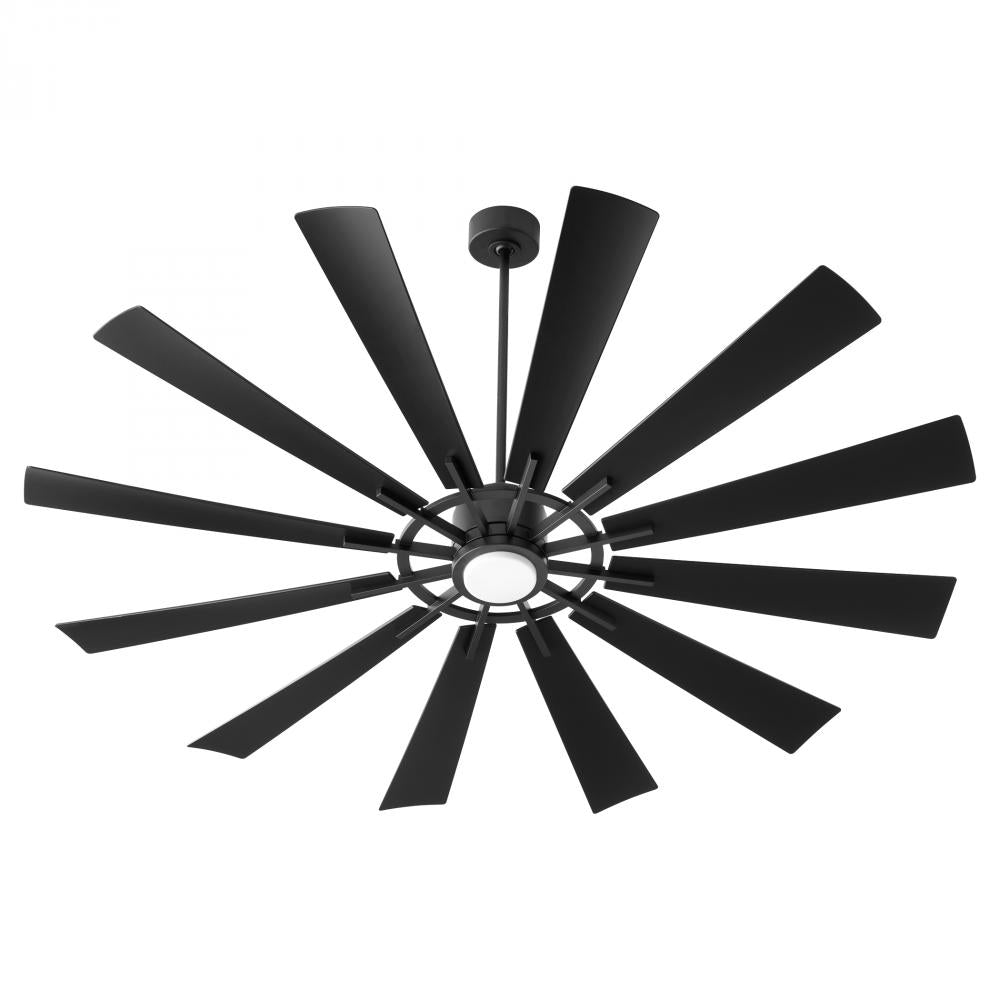 Quorum Lighting CIRQUE 47212-59 Fan Transitional - Matte Black