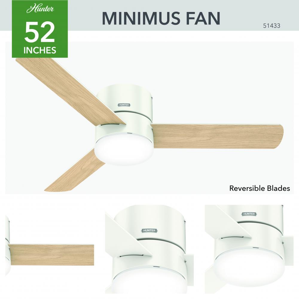 Hunter MINIMUS 51433 Fan Casual - Fresh White