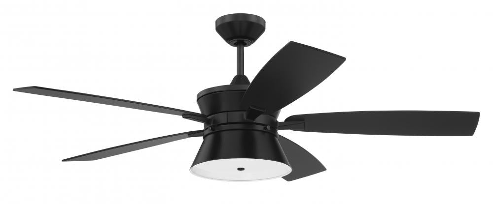 Craftmade DOMINICK DMK52FB5 Fan - Flat Black