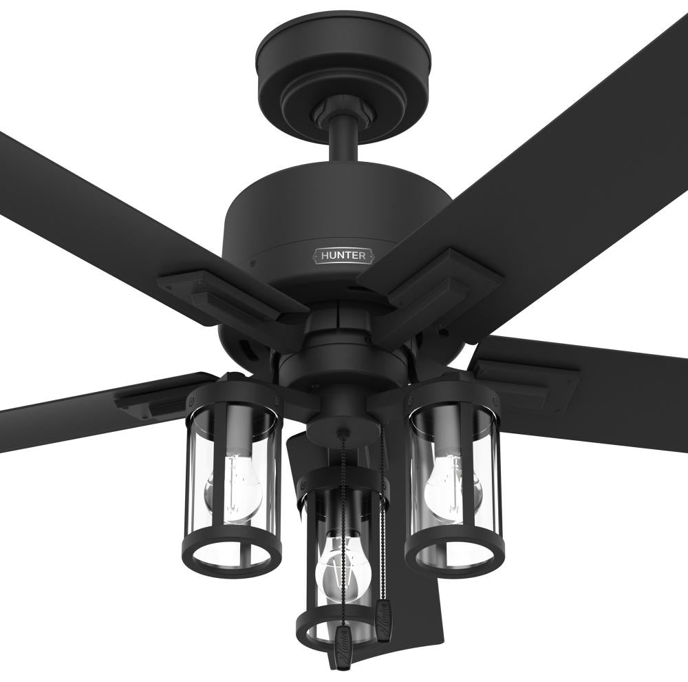 Hunter LAWNDALE 51689 Fan Casual - Matte Black