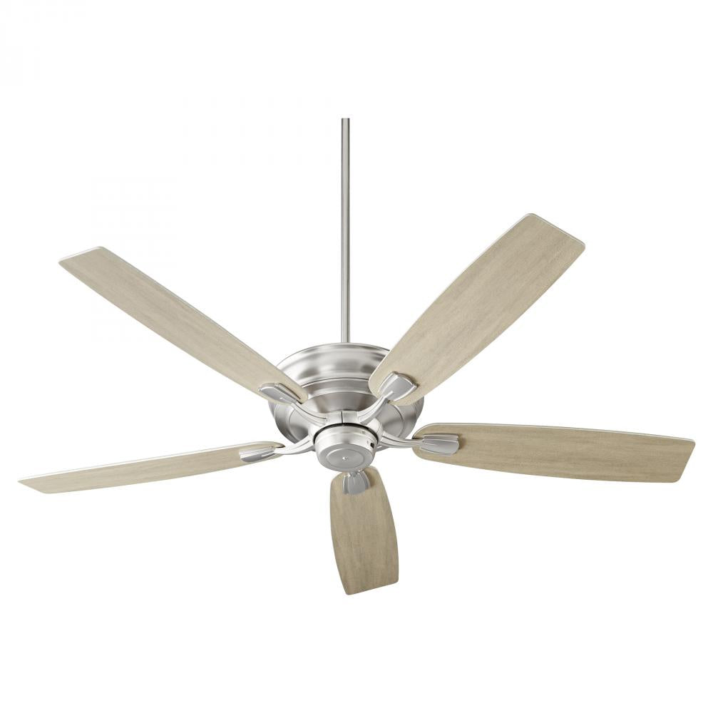 Quorum Lighting GAMBLE 50605-65 Fan Traditional - Satin Nickel