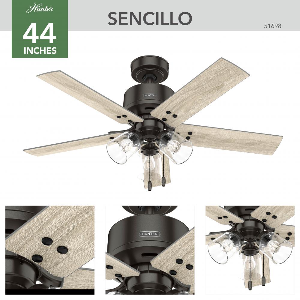 Hunter SENCILLO 51698 Fan Casual - Noble Bronze