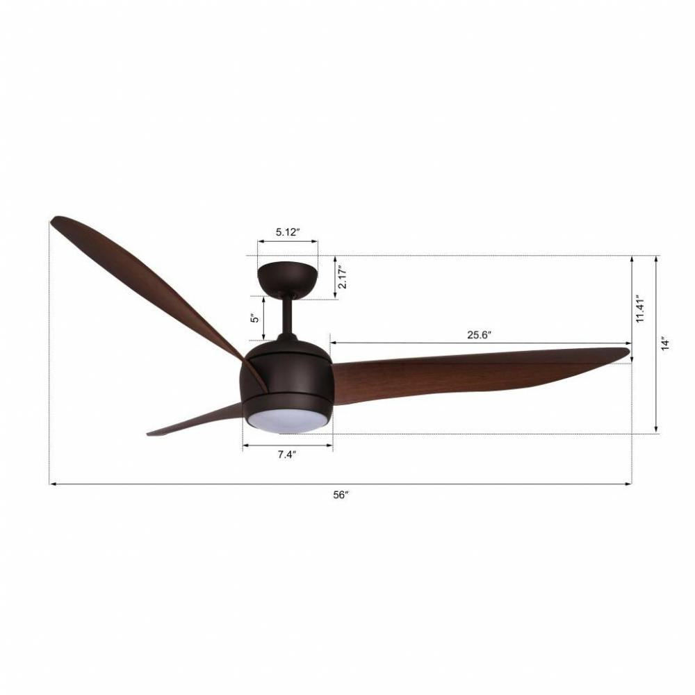 Beacon Lighting America 51291201 Fan Transitional - Bronze