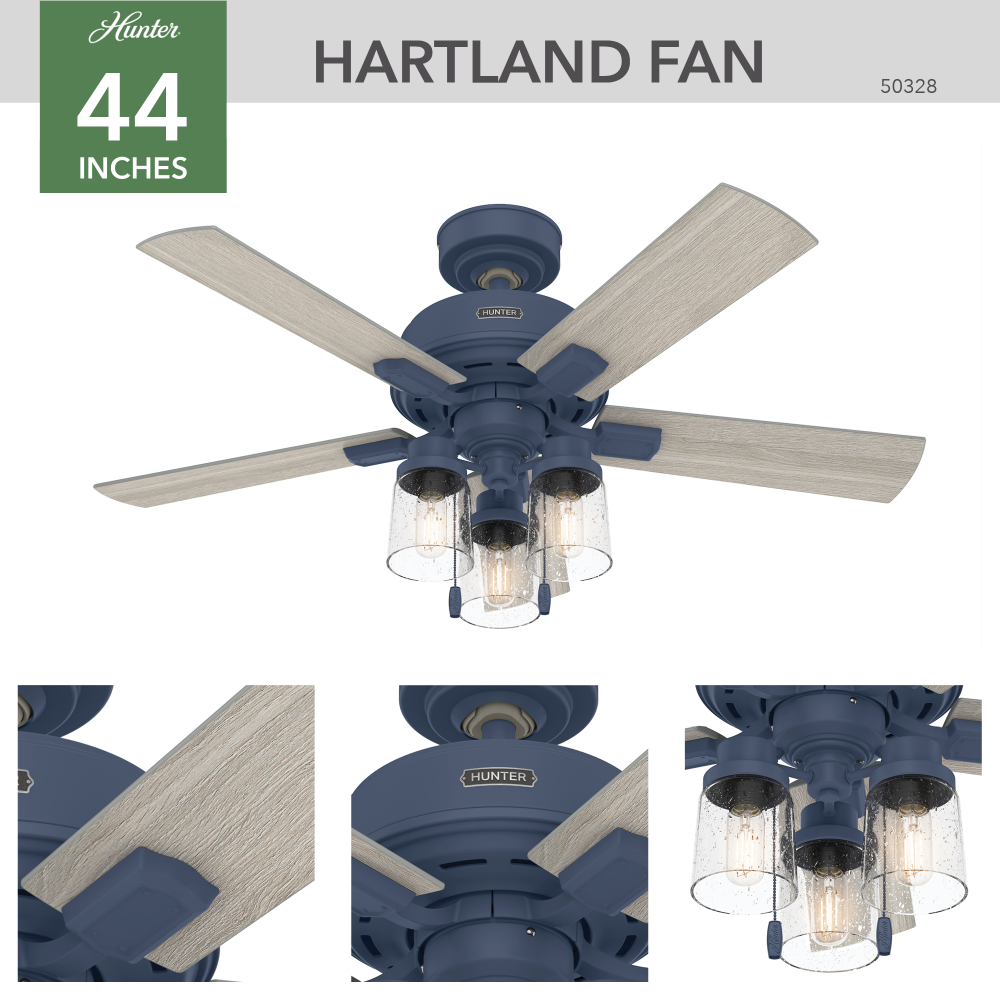 Hunter HARTLAND 50328 Fan Casual - Indigo Blue