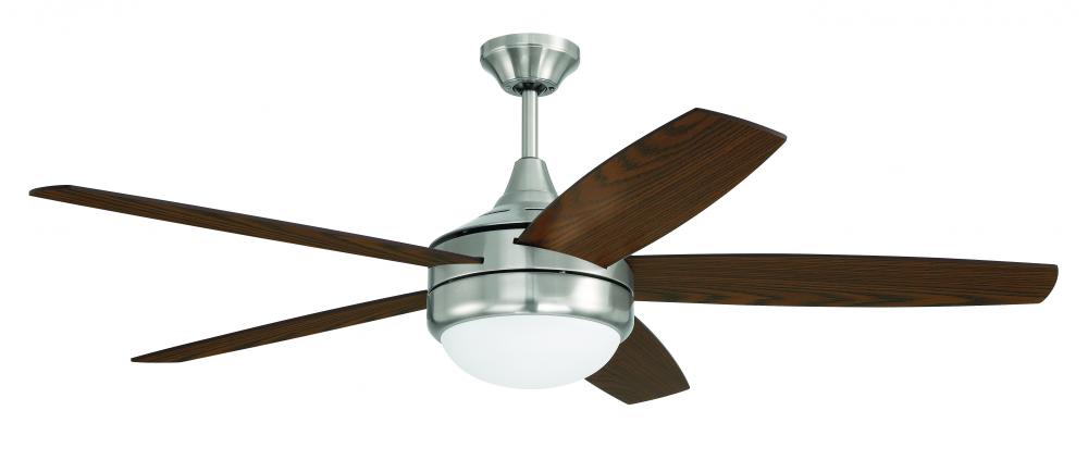 Craftmade PHAZE II 5- BLADE PHZ52BNK5 Fan - Brushed Polished Nickel