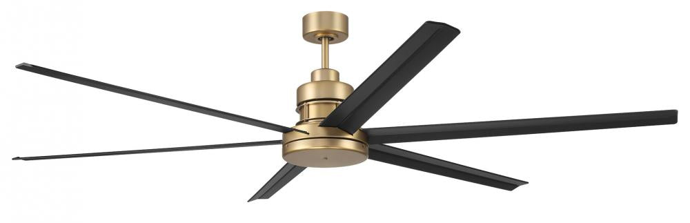 Craftmade MONDO 72&#34; MND72SBFB6 Fan - Satin Brass