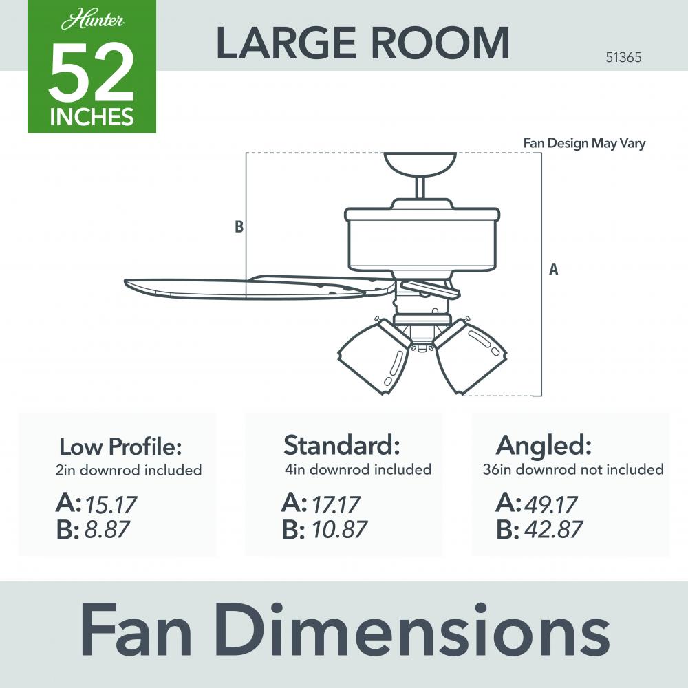 Hunter RIVER RIDGE 51365 Fan Casual - Fresh White