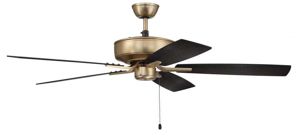 Craftmade PRO PLUS 52&#34; FAN P52SB5-52BWNFB Fan Traditional - Satin Brass