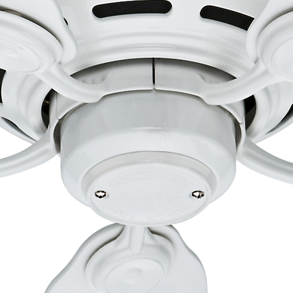 Hunter LOW PROFILE 51059 Fan Traditional - White