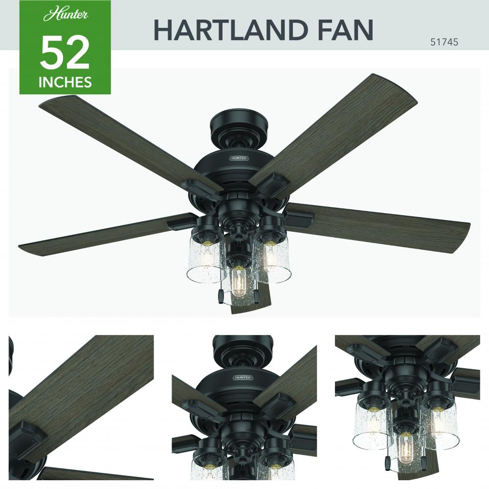 Hunter HARTLAND 51745 Fan Casual - Matte Black