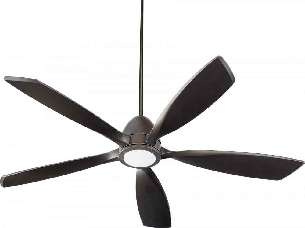 Quorum Lighting HOLT 66565-86 Fan Contemporary - Oiled Bronze