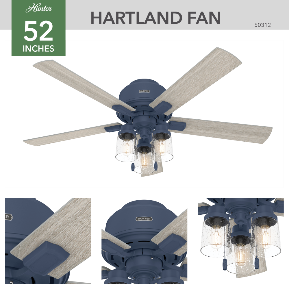 Hunter HARTLAND 50312 Fan Casual - Indigo Blue