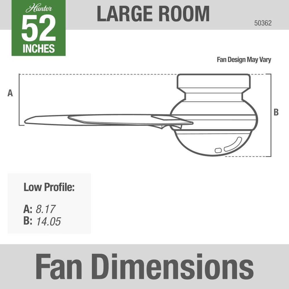 Hunter TIMPANI 50362 Fan Casual - Fresh White