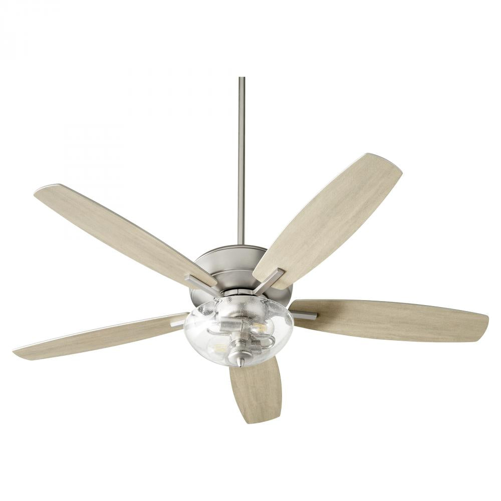 Quorum Lighting BREEZE 7052-265 Fan Traditional - Satin Nickel