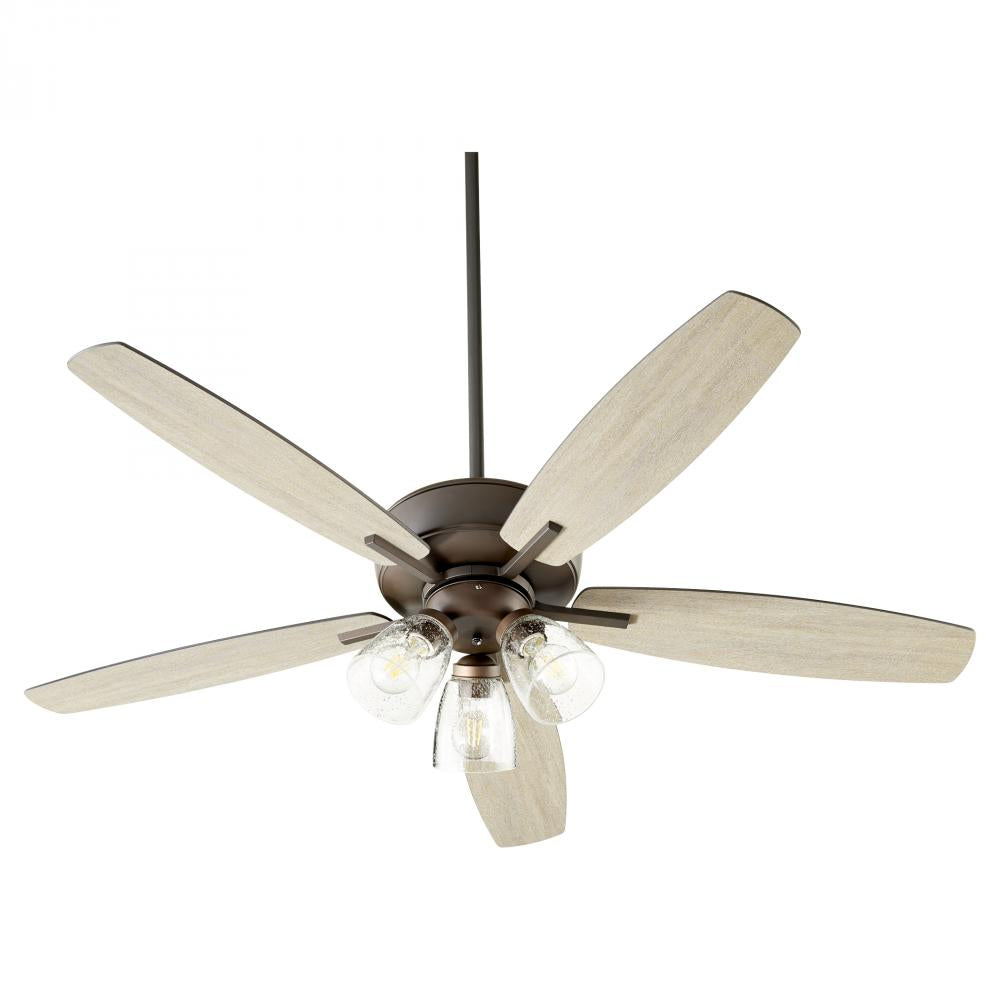 Quorum Lighting BREEZE 7052-386 Fan Traditional - Oiled Bronze