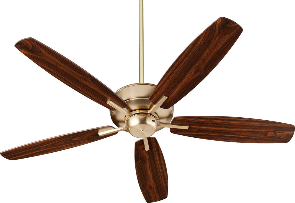 Quorum Lighting BREEZE 7052-80 Fan Traditional - Aged Brass