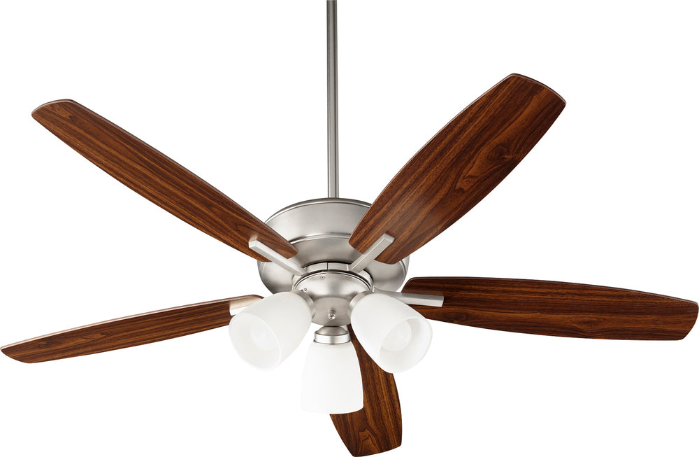 Quorum Lighting BREEZE 70525-365 Fan Traditional - Satin Nickel