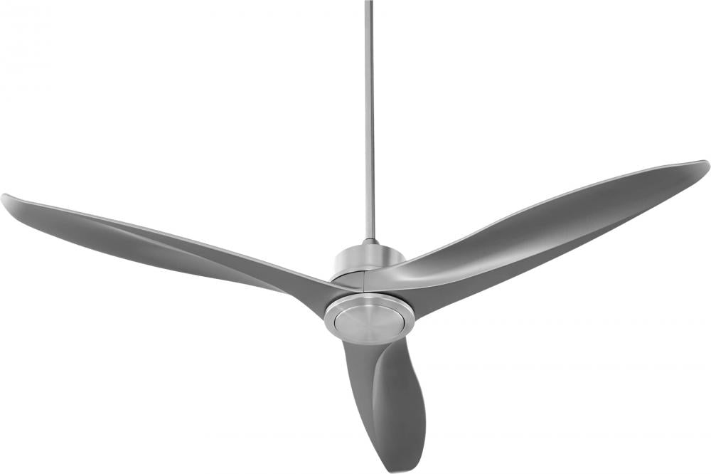 Quorum Lighting KRESS 74603-65 Fan Contemporary - Satin Nickel