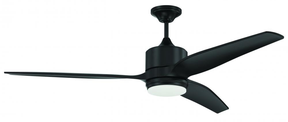 Craftmade MOBI INDOOR/OUTDOOR MOB60FB3 Fan Contemporary - Flat Black